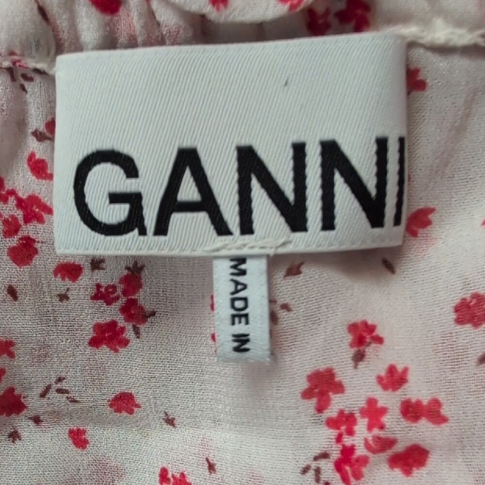 Ganni Sheer Floral Top - Picture 9 of 15